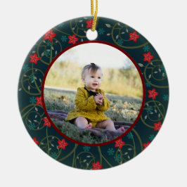 Das erste Weihnachtsdenkmal des Babys Keramik Ornament