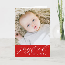 Das erste Weihnachtsfest des Babys - DEIN BABYS FO Karte