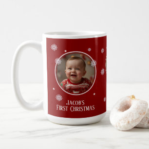 *Das erste Weihnachtsfest im Baby-Foto Kaffeetasse