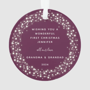 Das erste Weihnachtsfest im Baby Ornament