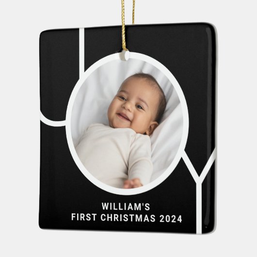 Das erste Weihnachtsgebäck des modernen Babys - Bl Keramikornament (Links)