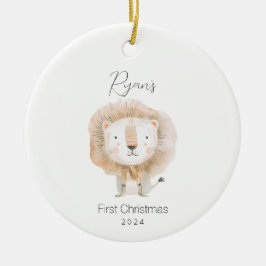 Das erste Weihnachtsgeschenk des Babys Keramik Ornament