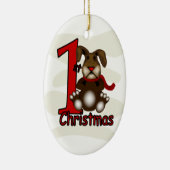 Das erste Weihnachtsgeschenk des Babys Keramikornament (Rechts)