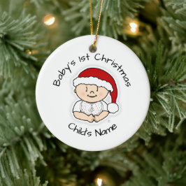 Das erste Weihnachtsgeschenk des Babys - Personali Keramik Ornament