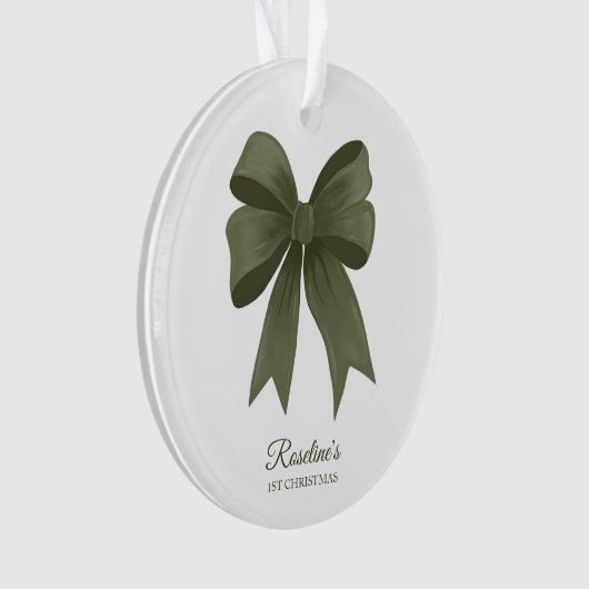 Das erste Weihnachtsgeschenk für Junge Mutter Ornament (Vorderseite)