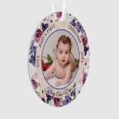 Das erste Weihnachtsjubiläum der Aquarellblüte Ornament (Vorderseite)