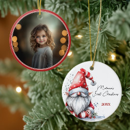 Das erste Weihnachtsjubiläum des Weihnachtsjunges Keramik Ornament