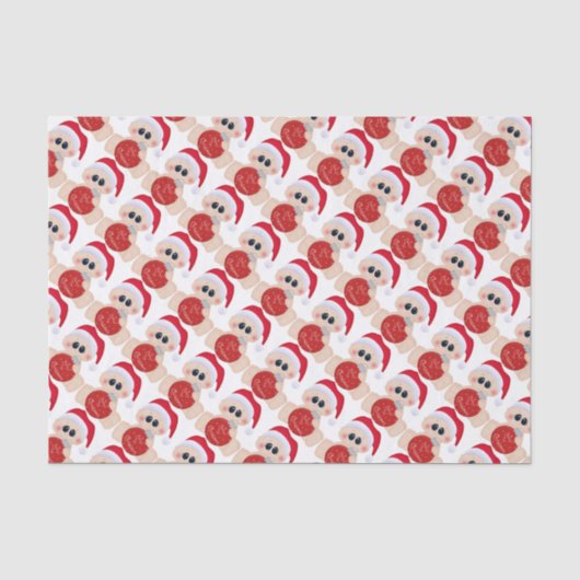Das erste Weihnachtspapier des Babys Seidenpapier (Vorderseite)