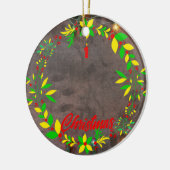 Das erste Weihnachtsschmuck des Babys (Links)