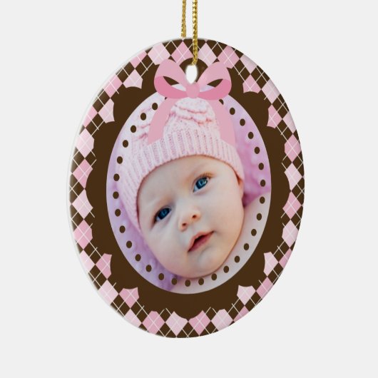 Das erste Weihnachtsschmuck des Babys (Rechts)