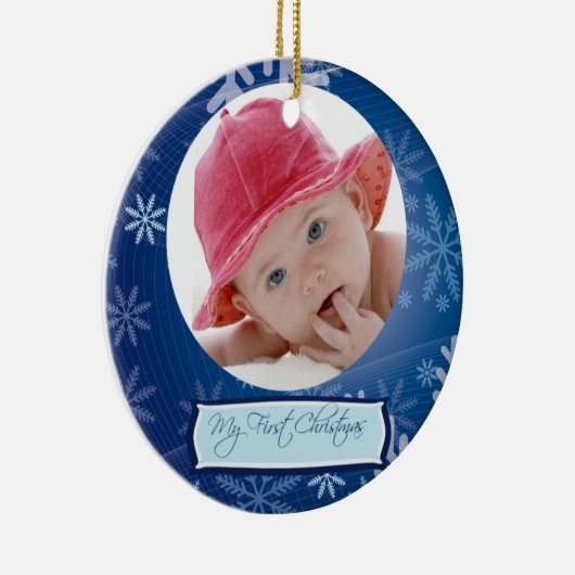 Das erste Weihnachtsschmuck des Babys (Rechts)