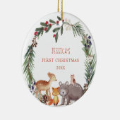 Das erste Weihnachtsschmuck des Babys (Rechts)