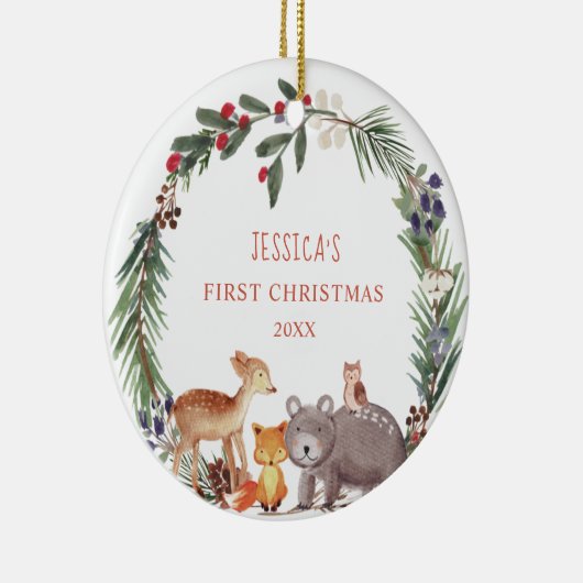 Das erste Weihnachtsschmuck des Babys (Rechts)