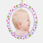 Das erste Weihnachtsschmuck des Babys (Links)