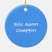 Das erste Weihnachtsschmuck des Babys (Hinten)