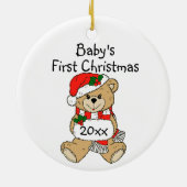 Das erste Weihnachtsschmuck des Babys. (Hinten)