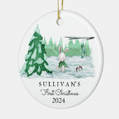 Das erste Weihnachtsschmuck des Babys | INDIVIDUEL (Links)