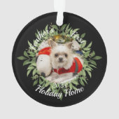 Das erste Zuhause für unsere Haustiere Ornament (Rückseite)