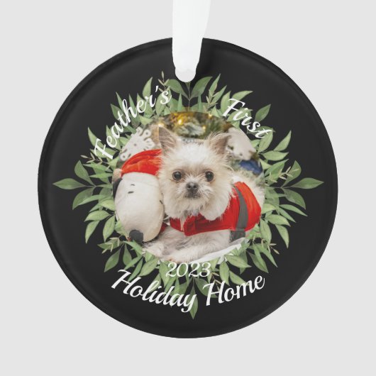 Das erste Zuhause für unsere Haustiere Ornament (Vorderseite)