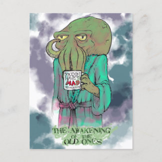 Das Erwachen der Alten Postkarte