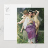 Das Erwachen des Herzens, 1892 Postkarte (Vorne/Hinten)