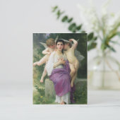 Das Erwachen des Herzens, 1892 Postkarte (Stehend Vorderseite)