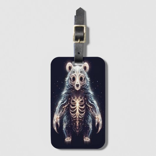 Das Erwachen des kosmischen Bären Gepäckanhänger (Vorderseite Vertikal)