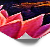 Das Erwachen einer göttlichen Lichtstadt Poster (Ecke)