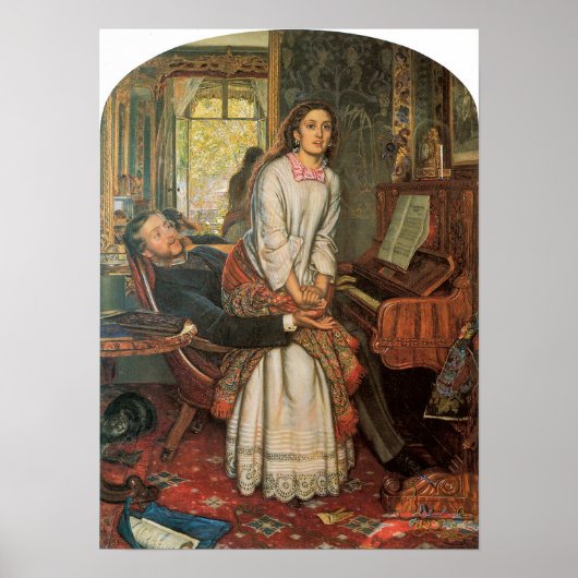 Das erwachende Gewissen, 1853 Poster (Vorne)