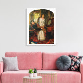Das erwachende Gewissen Leinwanddruck (Insitu (Wohnzimmer))