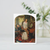 Das erwachende Gewissen Postkarte (Stehend Vorderseite)