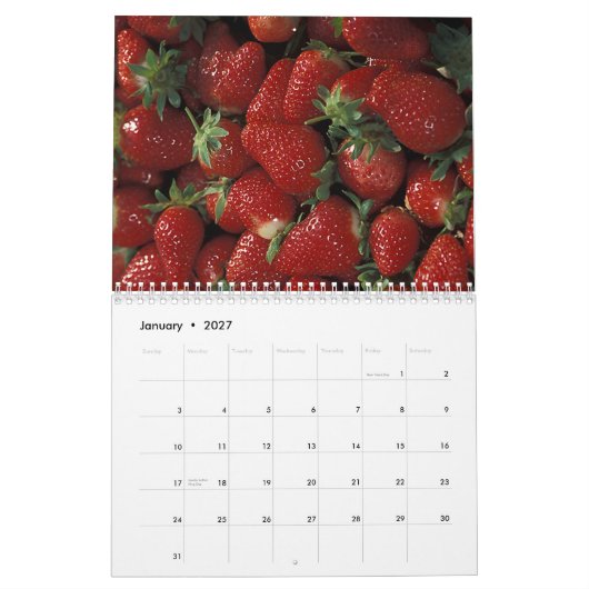 Das Erzeugnis-Fotografie-Kalender des Bauern Kalender (Jan 2027)
