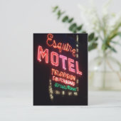 Das Esquire, das Vintage Chicago Neon Sign Postkarte (Stehend Vorderseite)