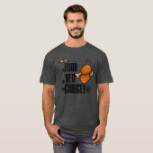 das Essen das Bett Freunde T-Shirt (Vorne ganz)