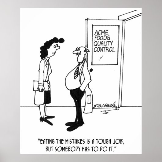 Das Essen der Fehler Poster (Vorne)