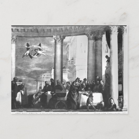 Das Essen im Haus Simon des Pharisees Postkarte (Vorderseite)