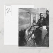 Das Essen im Haus Simon des Pharisees Postkarte (Vorne/Hinten)