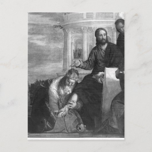 Das Essen im Haus Simon des Pharisees Postkarte (Vorderseite)