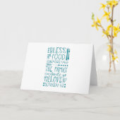 Das Essen segnen Karte (Gelbe Blume)