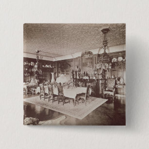 Das Esszimmer, Wickham Hall, Kent, 1897 Button