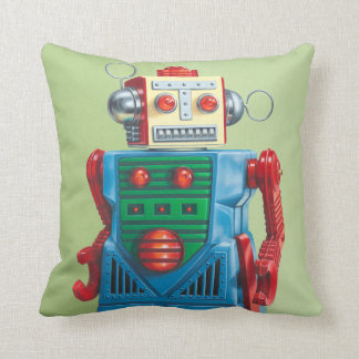 Das "Eternal Optimist" Robot-Wurfkissen Kissen
