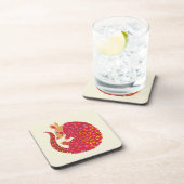 Das ethnische Gürteltier Untersetzer (Rechte Seite)