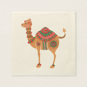 Das ethnische Kamel Serviette