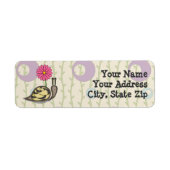 Das Etikett der Snail-Rücksendeadresse speichern (Vorne)