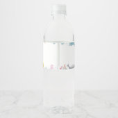 Das Etikett für die Wasserflasche "Onethe Sea Past (Rückseite)