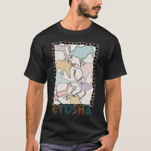 Das Etosha Dunkelheits-T-Shirt T-Shirt