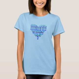 Das etwas blaue T-Shirt