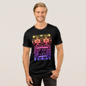 Das Eulenshirt Tri-Blend Shirt (Vorderseite voll)