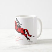 Das Evangelium der Flug-Tasse Kaffeetasse (VorderseiteRechts)