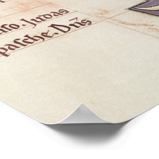 Das Evangelium des Hl. Mark Poster (Ecke)